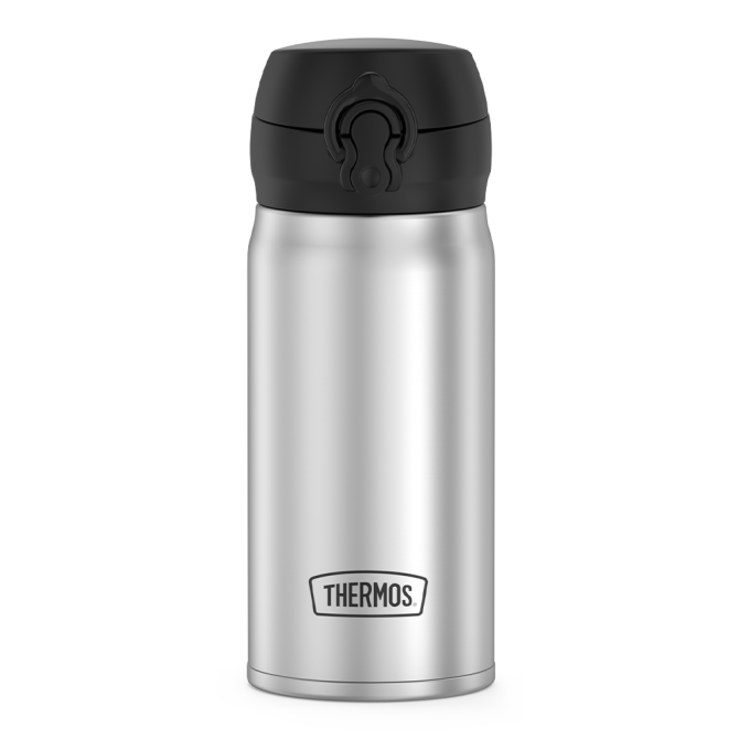 12oz STAINLESS STEEL DIRECT DRINK BOTTLE - BLACK - Image 7