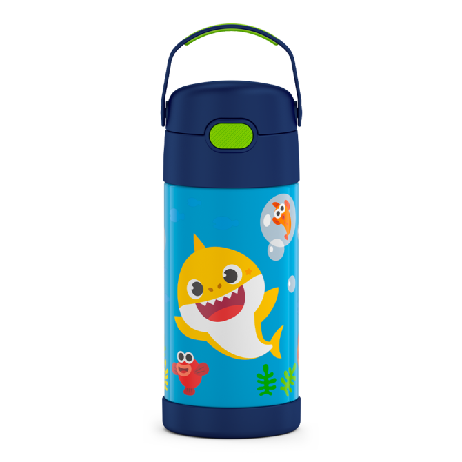 12oz FUNTAINER® WATER BOTTLE BABY SHARK - Image 2