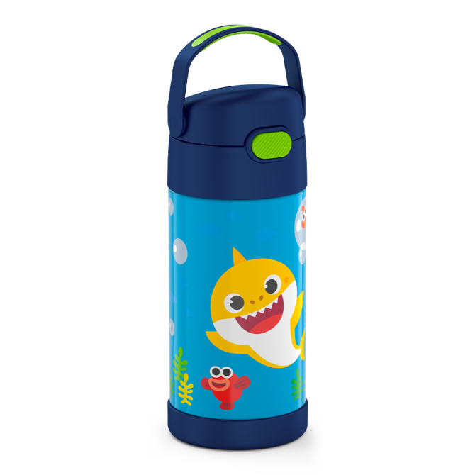 12oz FUNTAINER® WATER BOTTLE BABY SHARK - Image 5