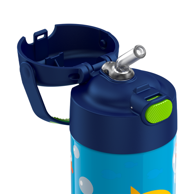 12oz FUNTAINER® WATER BOTTLE BABY SHARK - Image 3