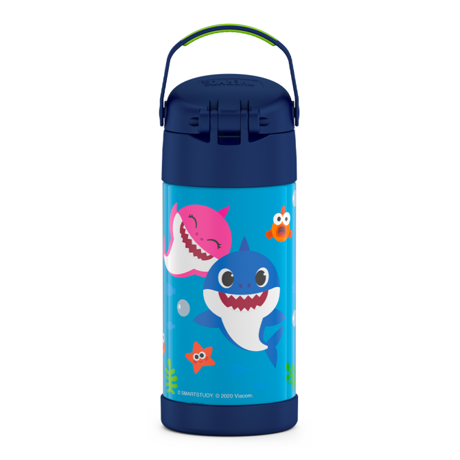 12oz FUNTAINER® WATER BOTTLE BABY SHARK - Image 6