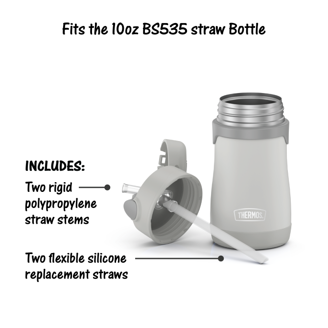 10oz THERMOS® KIDS BOTTLE REPLACEMENT STRAWS 2-PACK - Image 5