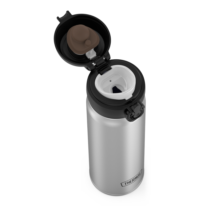 16oz STAINLESS STEEL DIRECT DRINK BOTTLE - BLACK - Image 6