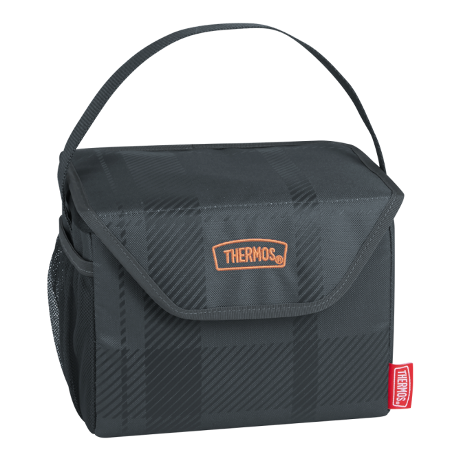 6 CAN COOLER CHARCOAL PLAID - Image 2