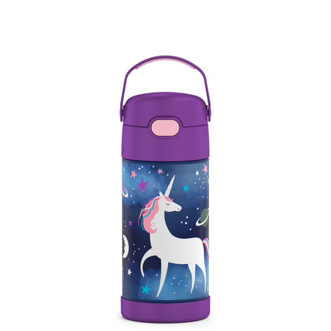 12oz FUNTAINER® WATER BOTTLE PATTERNS - STRAWBERRY SMILES - Image 5