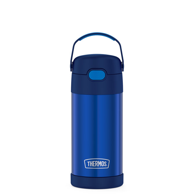 12oz FUNTAINER® WATER BOTTLE - NAVY