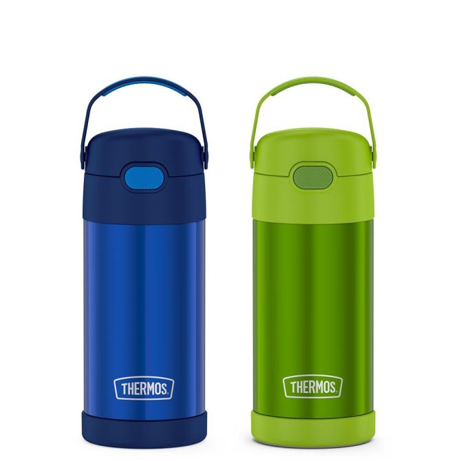 12oz FUNtainer Water Bottles Navy u0026 Lime Bundle