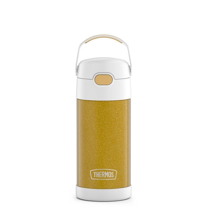 12oz FUNTAINER® WATER BOTTLE GLITTER - PERIWINKLE GLITTER - Image 5