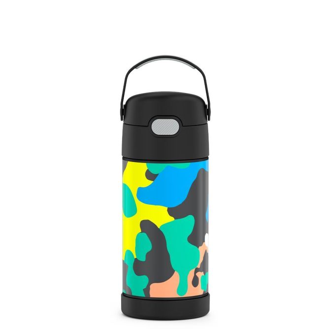 12oz FUNTAINER® WATER BOTTLE PATTERNS - STRAWBERRY SMILES - Image 4