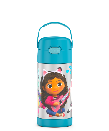 12oz FUNTAINER® WATER BOTTLE GABBYS DOLLHOUSE