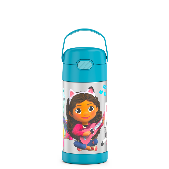12oz FUNTAINER® WATER BOTTLE GABBYS DOLLHOUSE