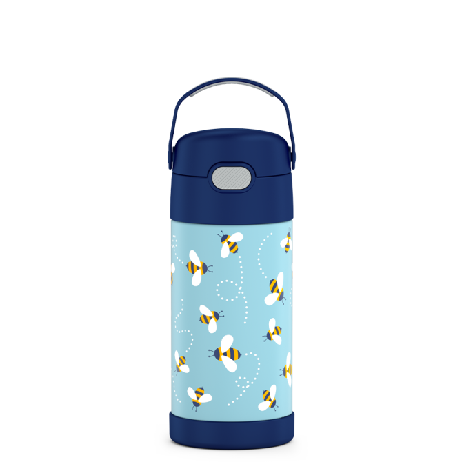 12oz FUNTAINER® WATER BOTTLE PATTERNS - STRAWBERRY SMILES - Image 6