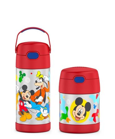 FUNtainer 12oz Water Bottle u0026 10oz Food Jar Bundle - Preschool Mickey