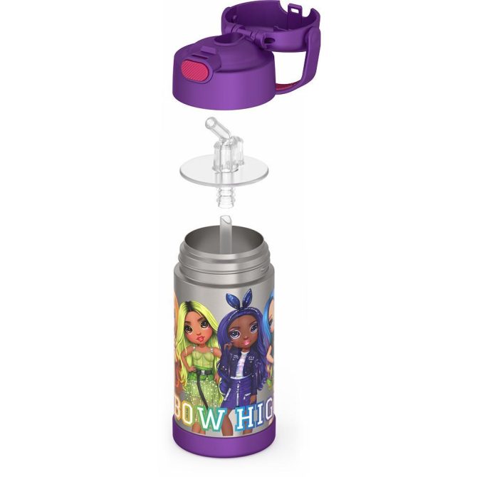 12oz FUNTAINER® WATER BOTTLE RAINBOW HIGH - Image 2