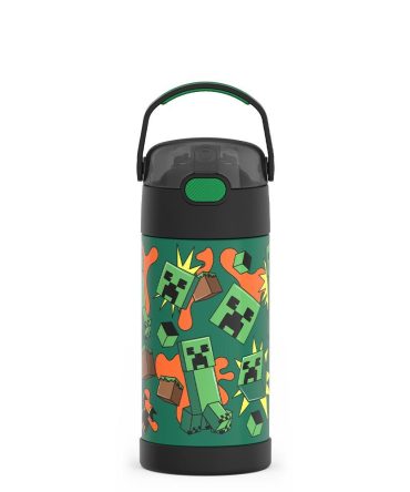 12oz FUNTAINER® WATER BOTTLE MINECRAFT