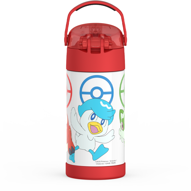 12oz FUNTAINER® WATER BOTTLE POKÉMON - Image 4