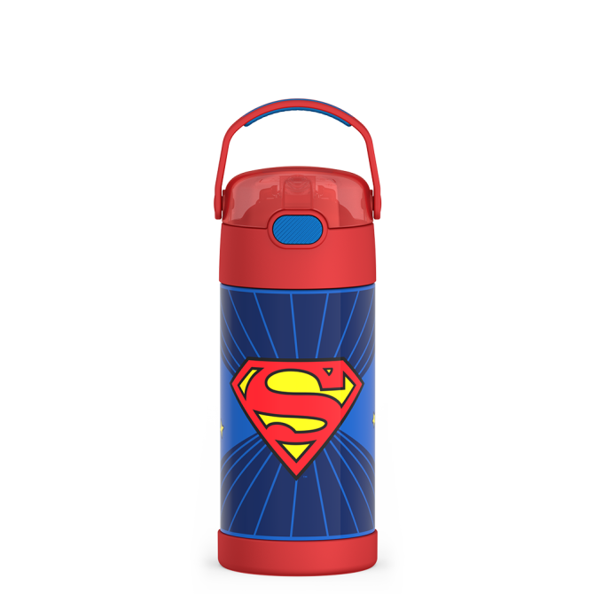 12oz FUNTAINER® WATER BOTTLE SUPERMAN