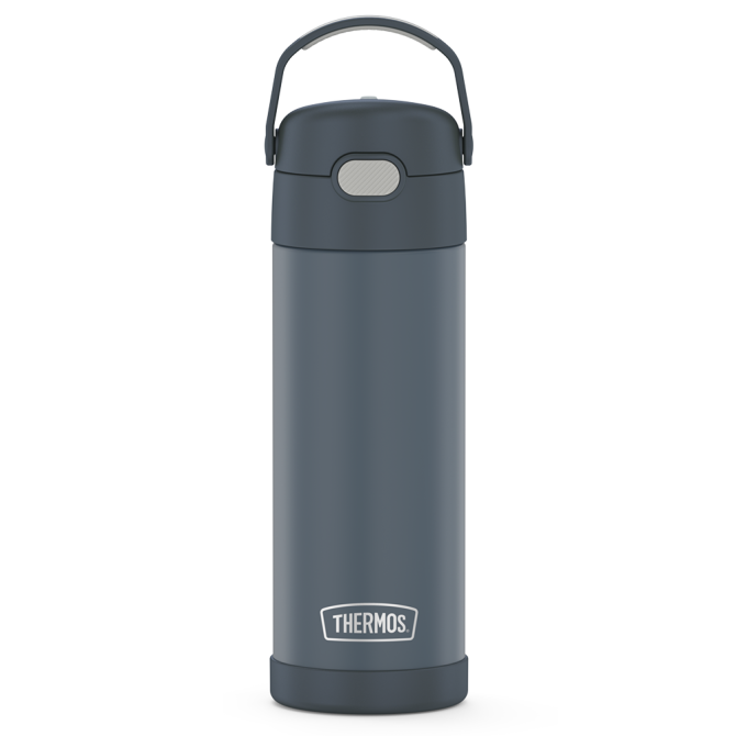 16oz FUNTAINER® WATER BOTTLE - DENIM BLUE - Image 4