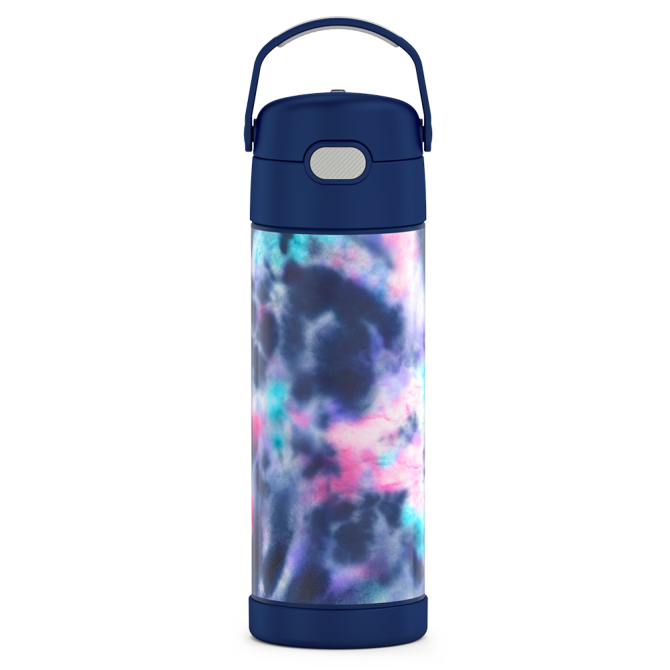 16oz FUNTAINER® WATER BOTTLE PATTERNS - GALAXY TEAL - Image 2