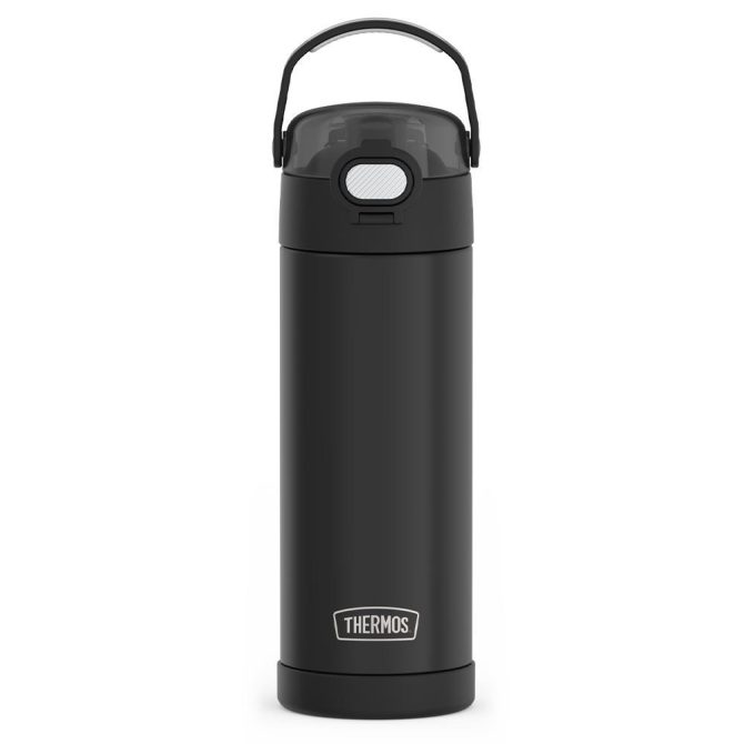 16oz FUNTAINER® WATER BOTTLE WITH LOCKING LID - NEON PURPLE - Image 4