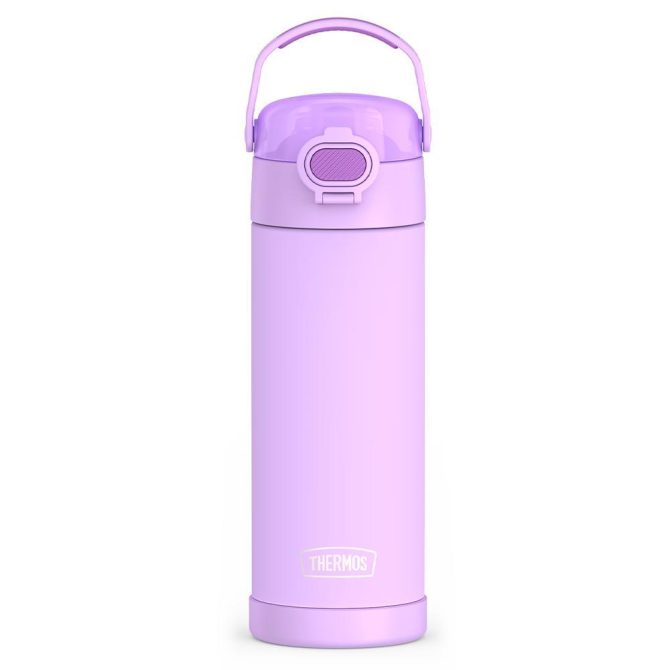 16oz FUNTAINER® WATER BOTTLE WITH LOCKING LID - NEON PURPLE