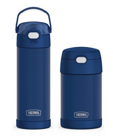 16oz FUNtainer Water Bottle u0026 Food Jar Bundle - Navy
