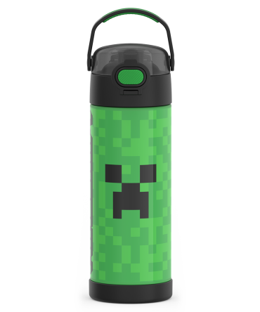 16oz FUNTAINER® WATER BOTTLE MINECRAFT