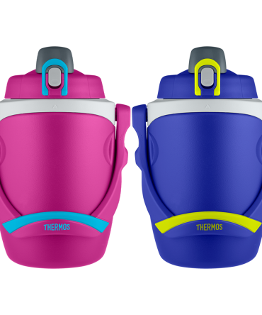 64oz Insulated Water Bottle Blue u0026 Pink Bundle