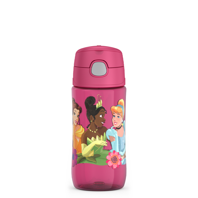 16oz THERMOS® KIDS WATER BOTTLE WITH SPOUT LID DISNEY PRINCESS