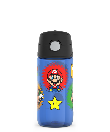 16oz THERMOS® KIDS WATER BOTTLE WITH SPOUT LID MARIO KART™