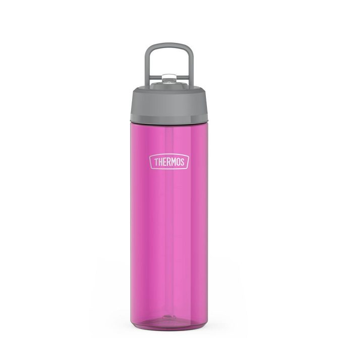 26oz ICON™ LIGHTWEIGHT WATER BOTTLE WITH STRAW LID - SMOKE