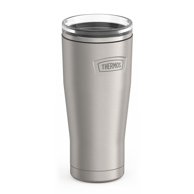 24oz ICON™ TUMBLER WITH TWIST LOCK LID - MATTE STAINLESS STEEL - Image 2