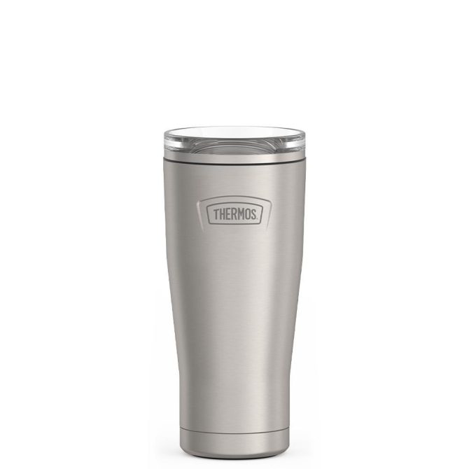24oz ICON™ TUMBLER WITH TWIST LOCK LID - MATTE STAINLESS STEEL