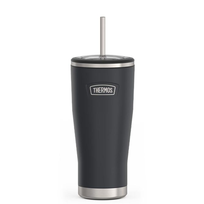 24oz ICON™ COLD TUMBLER WITH STRAW - GLACIER - Image 3