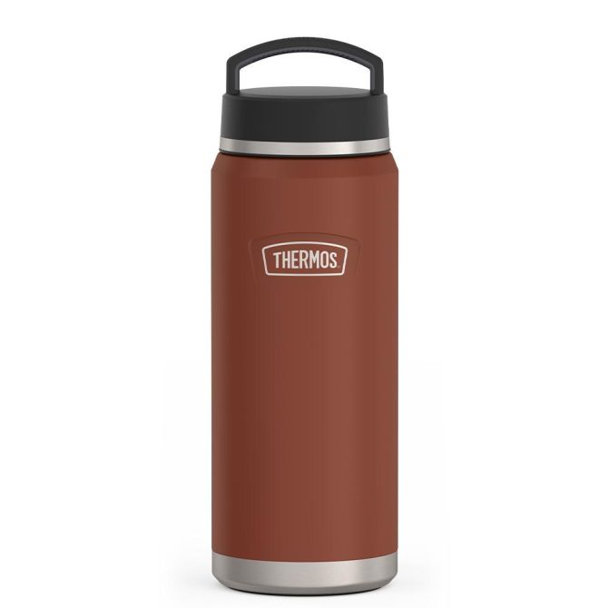 40oz ICON™ WATER BOTTLE WITH SCREW TOP - SADDLE