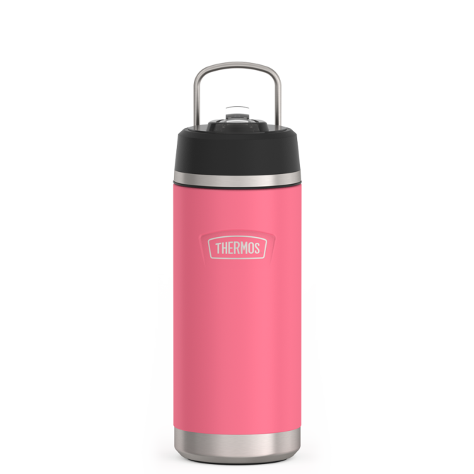 18oz ICON™ KIDS WATER BOTTLE WITH STRAW LID - TEAL - Image 3