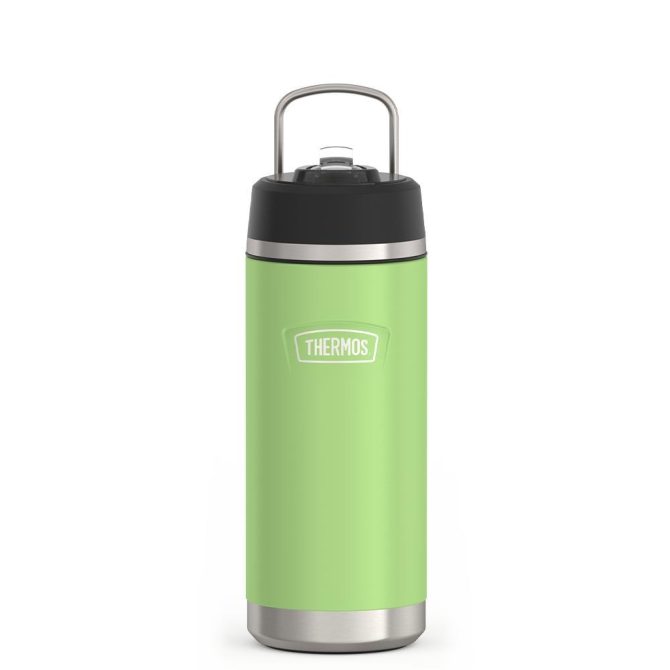 18oz ICON™ KIDS WATER BOTTLE WITH STRAW LID - TEAL - Image 2
