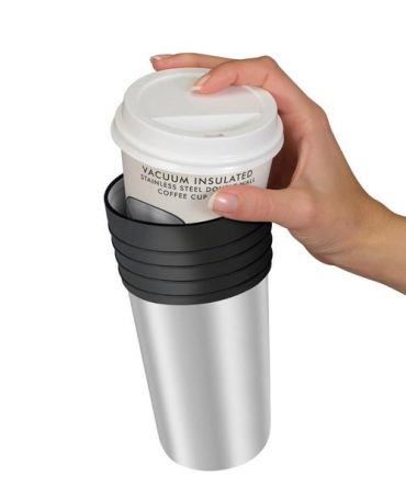 STAINLESS STEEL COFFEE CUP INSULATOR