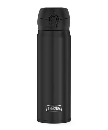 16oz STAINLESS STEEL DIRECT DRINK BOTTLE - BLACK