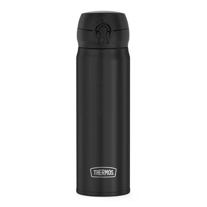 16oz STAINLESS STEEL DIRECT DRINK BOTTLE - BLACK