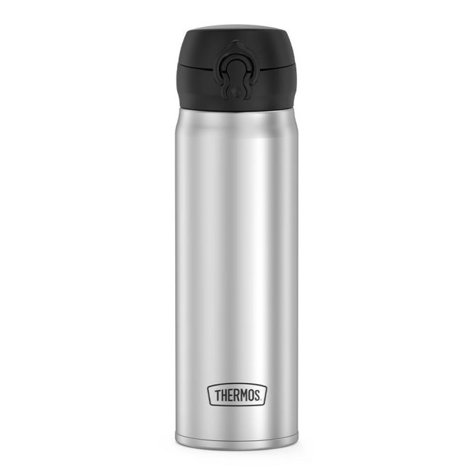 16oz STAINLESS STEEL DIRECT DRINK BOTTLE - BLACK - Image 2