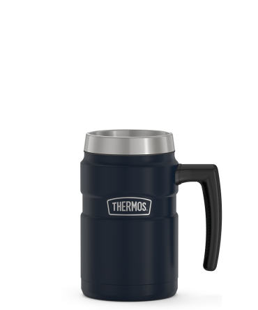 16oz STAINLESS KING™ COFFEE MUG - MIDNIGHT BLUE