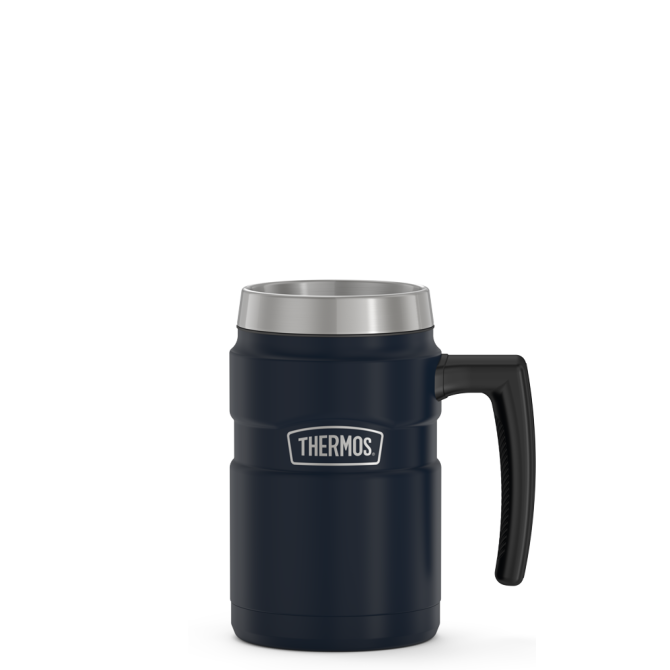 16oz STAINLESS KING™ COFFEE MUG - MIDNIGHT BLUE