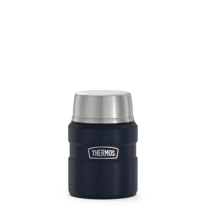 16oz STAINLESS KING™ FOOD JAR - MIDNIGHT BLUE