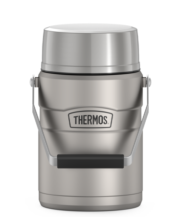 47oz STAINLESS KING™ BIG BOSS™ FOOD JAR - MATTE STAINLESS STEEL