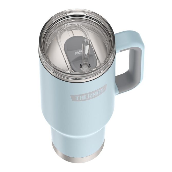 40oz STAINLESS STEEL CUP HOLDER MUG - CRIMSON - Image 7