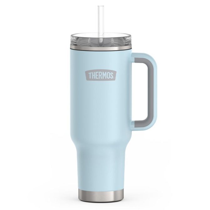 40oz STAINLESS STEEL CUP HOLDER MUG - CRIMSON - Image 2