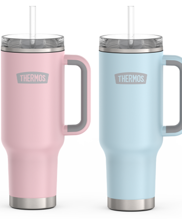 40oz Cup Holder Mug - Sunset Pink u0026 Glacier