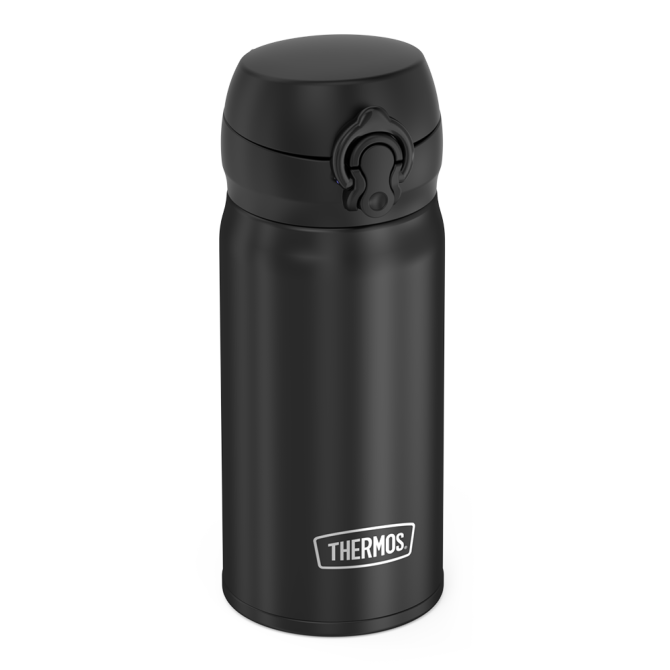 12oz STAINLESS STEEL DIRECT DRINK BOTTLE - BLACK - Image 5
