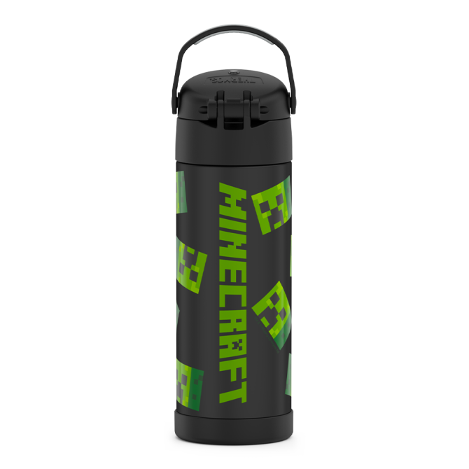 16oz FUNTAINER® WATER BOTTLE MINECRAFT - Image 2
